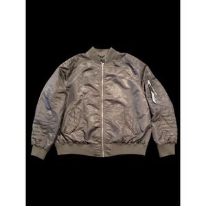 VINTAGE South Pole Bomber Jacket Mens 3XB Olive Green Coat Lined 90s Y2K Hip Hop